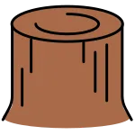 Tree Stump SVG Icon